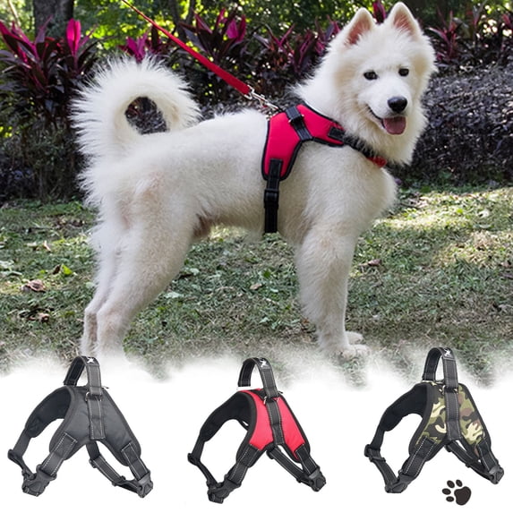 No Pull Dog Harness for Small Dogs, Front Clip Dog Harness, Adjustable Reflective Dog Vest Harness with Handle Heavy Duty Oxford Dog Walking Harness Black Xs, 1 Pack