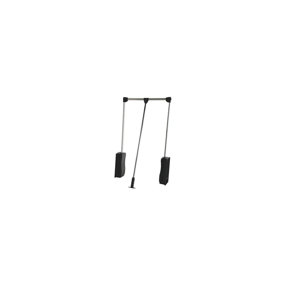 Pull Down Closet Rod, 26 lbs load capacity (Chrome-plated, 21 1/4" - 26")