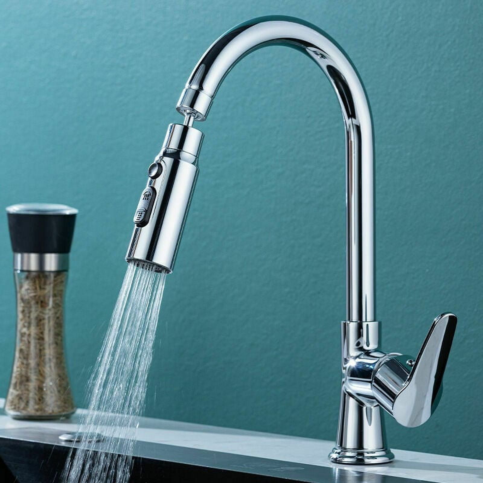 Pull-Down Kitchen Faucet with Motion Sensor Function, ABS Material for Unmatched Durability and Ease of Use