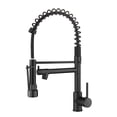 thumbnail image 1 of Pull Down Kitchen Faucet with Sprayer,Commercial Single Handle Brushed Faucet Black, 1 of 7