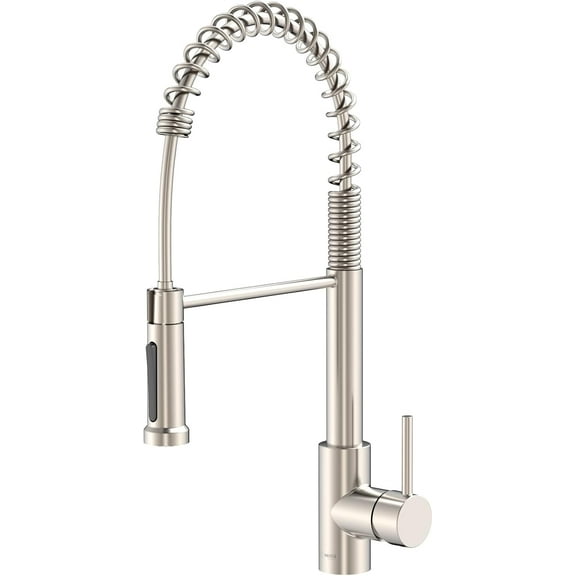VETTA Silver Kitchen Faucet with Lever Handle