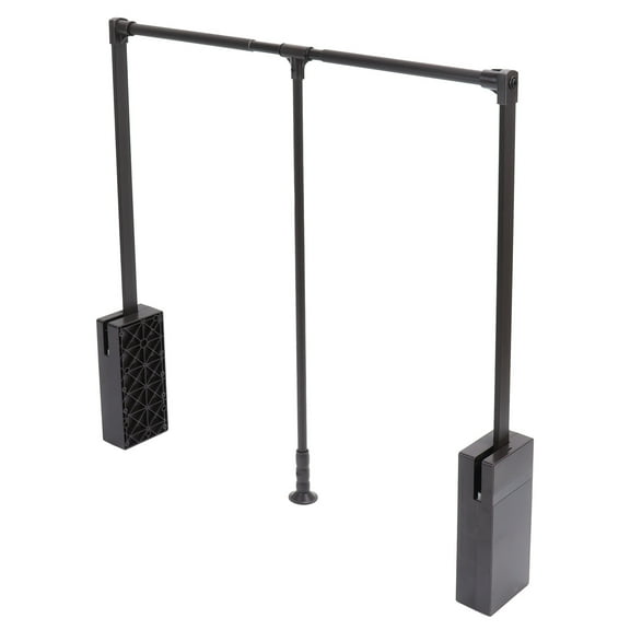 Pull Down Wardrobe Rail Lift Collapsible Closet Rod Retractable Hanger Organizer