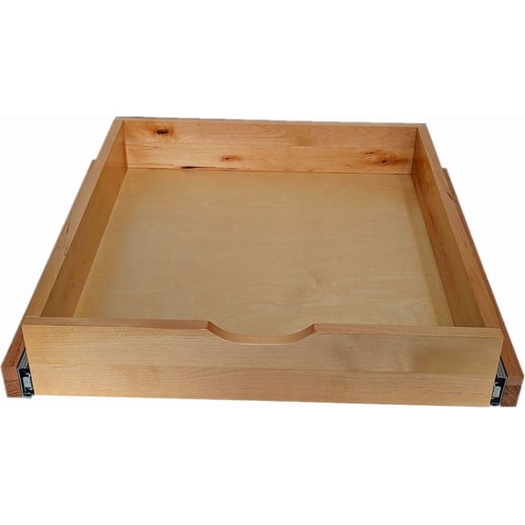 Pull Out Drawers for Cabinet, Wood Slide Out Cabinet Organizer and Storage, Cabinet Kitchen Drawers Slide Out Shelves, Pull Out Shelves in Kitchen, Pantry, Bathroom with Soft Close, 21"W x 22"D x 4"H