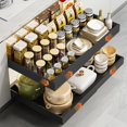 thumbnail image 1 of Pull out Drawers for Cabinets, Adhesive Peel and Stick, Roll out Shelves with 3 Rails, Expandable Cabinet Organizer for Kitchen Bathroom Pantry Organization Storage, Adjustable Width 12.4'' - 20.47'', 1 of 4