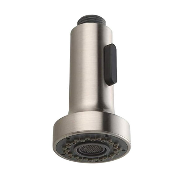 Pull Down Faucet Replacement Head, Kitchen Faucet Sprayer Head, Functions Kitchen Faucet Sprayer Head, Pull Out Spray Head for Kitchen Faucet, Brushed Nickel Kitchen Sink Faucet Head