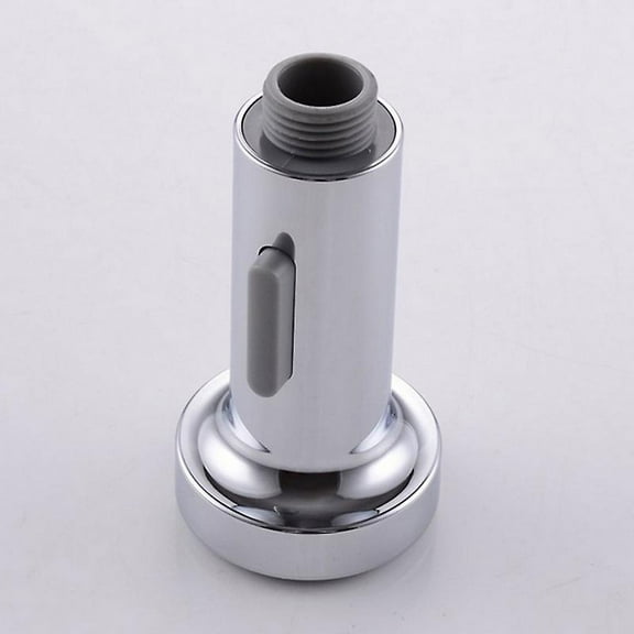 Pull Down Faucet Spray Head, 2 Functions G1/2 Chrome Kitchen Sink Faucet Sprayer Head, For Pull Out Kitchen Sink Faucets Pause Stream1pcs-silver Laegsmetg