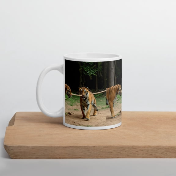 Pull Hard, Win Big – Tug-of-War Champion Gear, White glossy mug, Ceramic, Coffee, sports competition