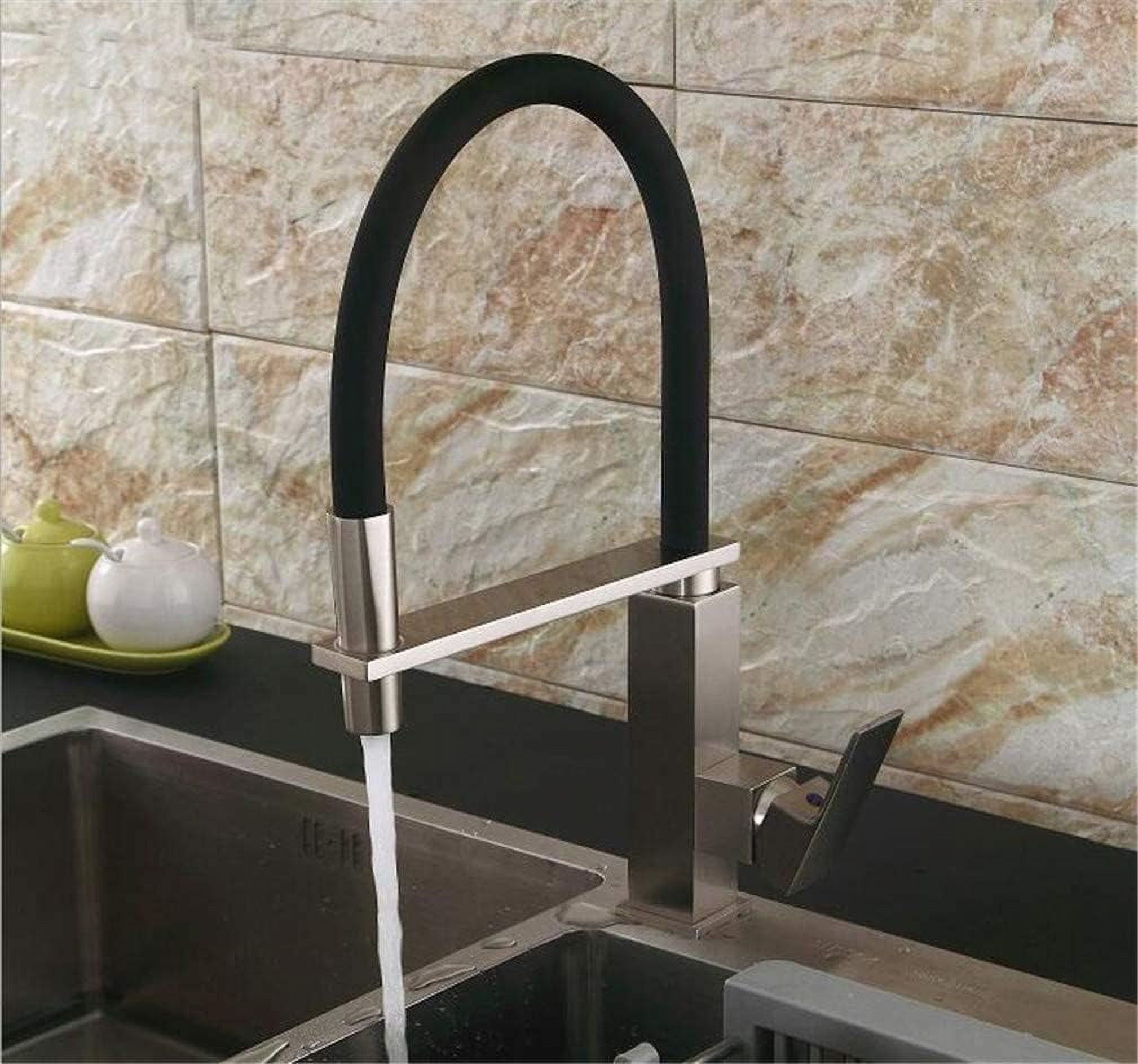 Pull Down Kitchen Faucet Square Brass Kitchen Mixer Sink Faucet Mixer ...