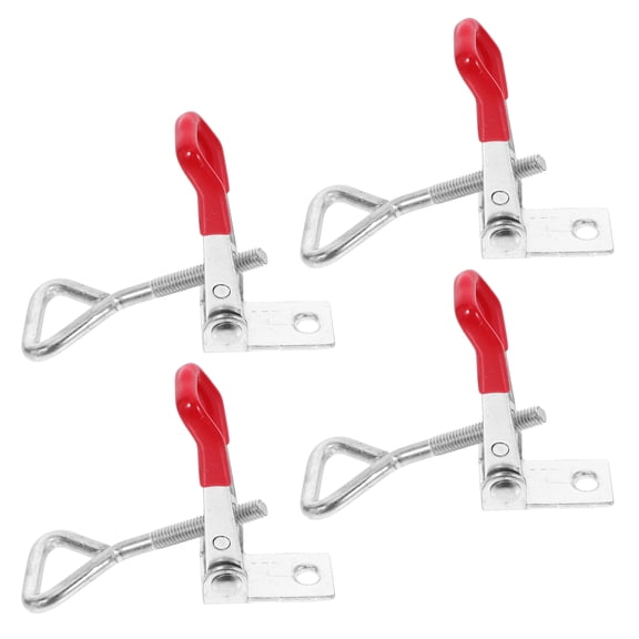 Pull Latch 4 Pcs Heavy Duty Latches Clamps Toolbox Hasp Toggle Galvanized Iron