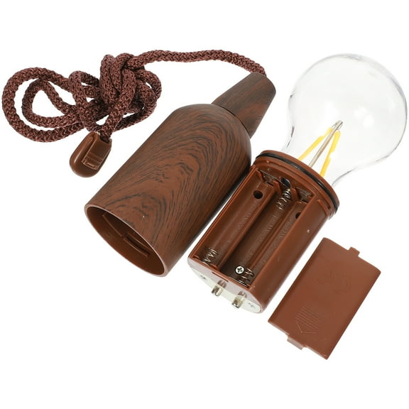 Pull Light Battery Operated Bulb Camping Christmas Bulbs Pulls Rope LED Atmosphere Decorative Tent Lamp