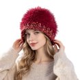 Extendas Card Pull-On Cold Season Hat Soft Touch Knit Headwear with Extended Ear ...