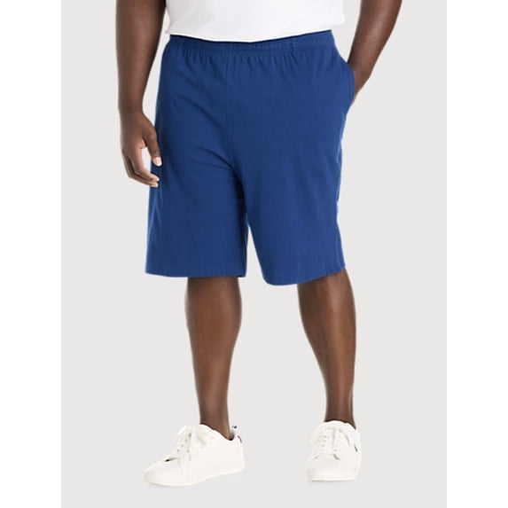 Pull-On Knit Shorts Estate Blue 1XLT