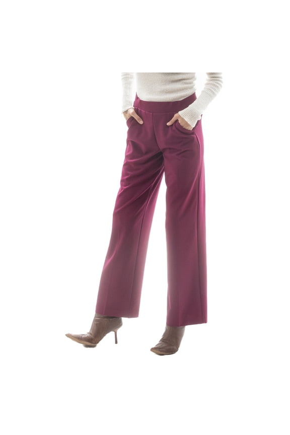 Pull On Waistband Classic Wide Leg Pant