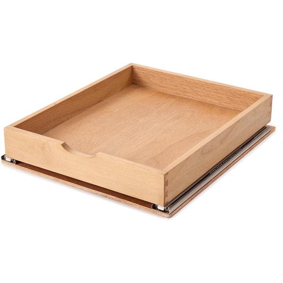 Pull Out Cabinet Drawers - 6x2 Size Options (12-23'W,18-21'D), Pre-Assembled with Soft Close Slides, Solid Beechwood, Easy Installation (18'W x 21'D)