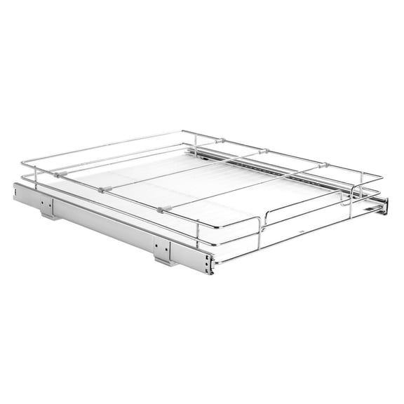 Pull Out Cabinet Organizer 14"W x 21"D, Heavy Duty Slide Out Pantry Shelves, Steel Roll Out Drawers for Kitchen, Bathroom, Under Sink Storage Default