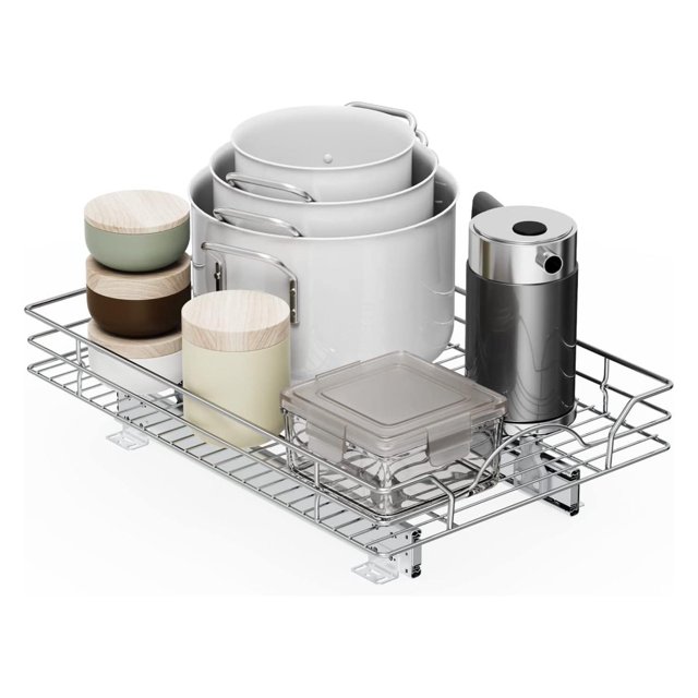 Pull Out Organizer and Storage 15½" W x 21½" D, Slide Out