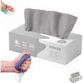 thumbnail image 1 of Pull-Out Cleaning Cloths, Pull-Box Cleaning Cloth, 20x20cm Reusable Cleaning Rags, Soft Cloths, for Window Glass Kitchen Car Care Home Use, 1 of 5