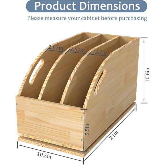 Pull Out Cookie Sheet Organizer for Cabinet
