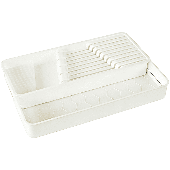 Pull Out Kitchen Cutlery Organizer Drawer Storage Box for Utensils Cutlery