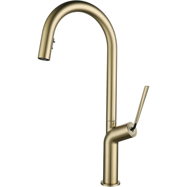 PullOut Kitchen Faucet 360 ° Swivel Kitchen Sink Faucet with Double