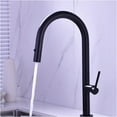 PullOut Kitchen Faucet, Brass Hot and Cold Water Mixer Tap, 360