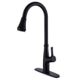 thumbnail image 1 of Pull Out Kitchen Faucet, Solid Brass Single Handle Kitchen Faucet, 1 of 8