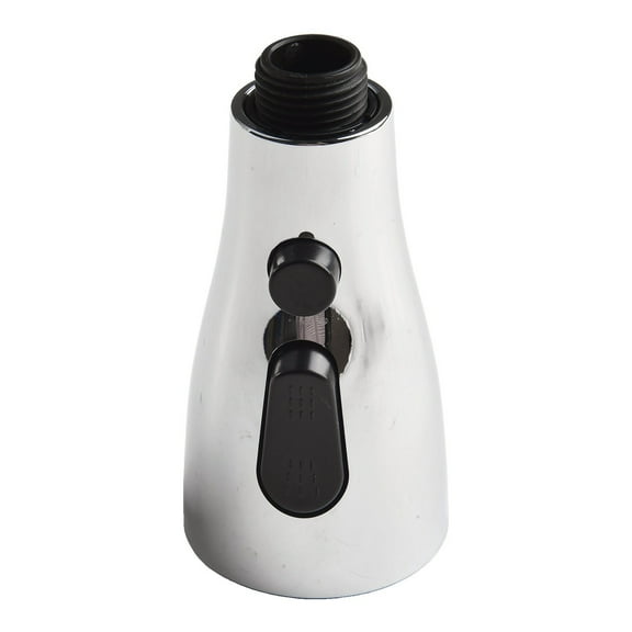 Pull Out Kitchen Faucet Spray Head 3-Mode Replacement Sprayer ABS Shower Nozzle for Sink Mixer Tap Water-Saving 1/2" Connection Silver