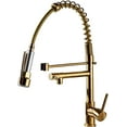 PullOut Kitchen Faucets, Brass Single Handle Single Hole Sink Tap, 360