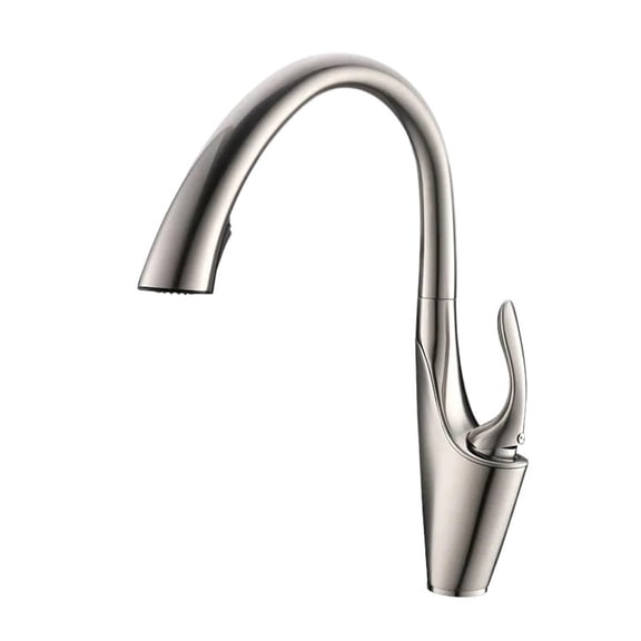 Pull Out Kitchen Sink Faucet, Deck Mounted Stream Sprayer Nozzle Kitchen Hot Cold Mixer Taps ,Easy to Install