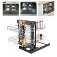 thumbnail image 1 of Pull Out Organizer, 2-Tier Pull-Out Basket, Heavy Duty Kitchen Corner Cabinet Organizer, 1 of 21