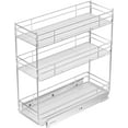 thumbnail image 1 of Pull Out Spice Rack Cabinet Organizer (6" W X 20½" D),3 Tier Slide Out Drawer for Narrow Cabinet, Pull Out Shelves Under Cabinet Storage for Kitchen, 1 of 14