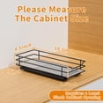 Pull Out Spice Rack Organizer 1 Tier-4.5''Wx10.5''Dx2.5''H Kitchen ...