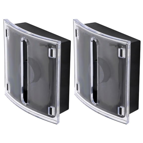 Pull Out Sticky Notes Dispenser Clear Plastic Note Paper Organiser For Office