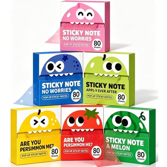 Pull Out Sticky Notes Glitter, Transparent Glitter Sticky Notes for Daily Office