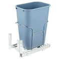 thumbnail image 1 of Pull-Out Trash Can, 35L Single Bin, Under Mount Kitchen Waste Container with Slide, Handle and Door Mounting Kit, 110 lbs Load Capacity Heavy Duty Garbage Recycling Bin for Kitchen Cabinet, Sink, 1 of 9