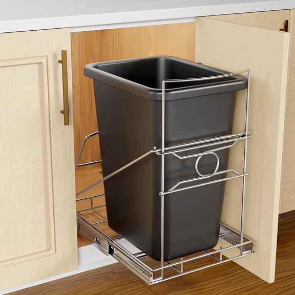 Pull Out Trash Can Under Cabinet Full Extension Slide