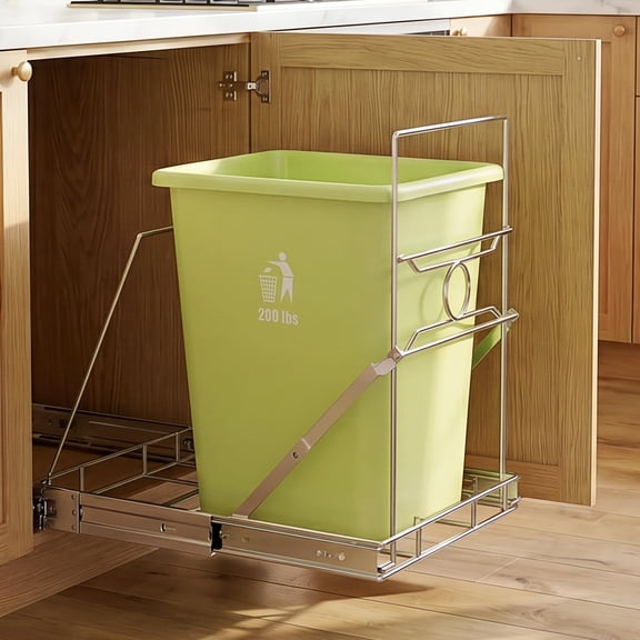 Pull Out Trash Can Under Cabinet Heavy Duty Sink Slider
