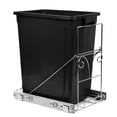 thumbnail image 1 of Pull Out Trash Can Under Cabinet Silde 35 qt Kitchen Shelf for Trash CanUnder the Sink, Black, 1 of 6