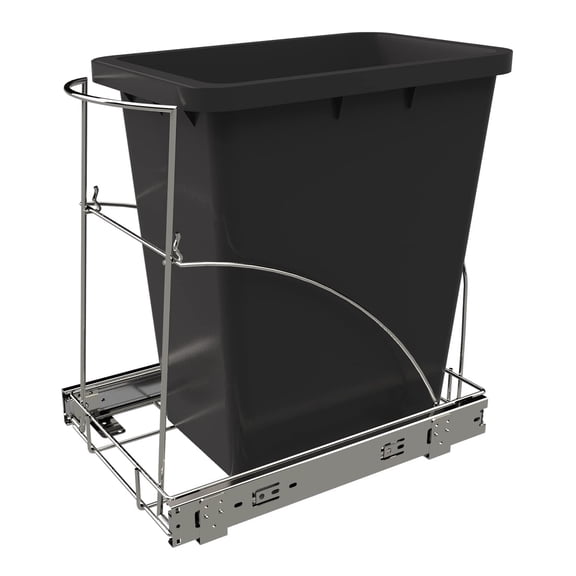 Pull Out Trash Can Under Cabinet & Under Sink, Heavy Duty Slider Organizer
