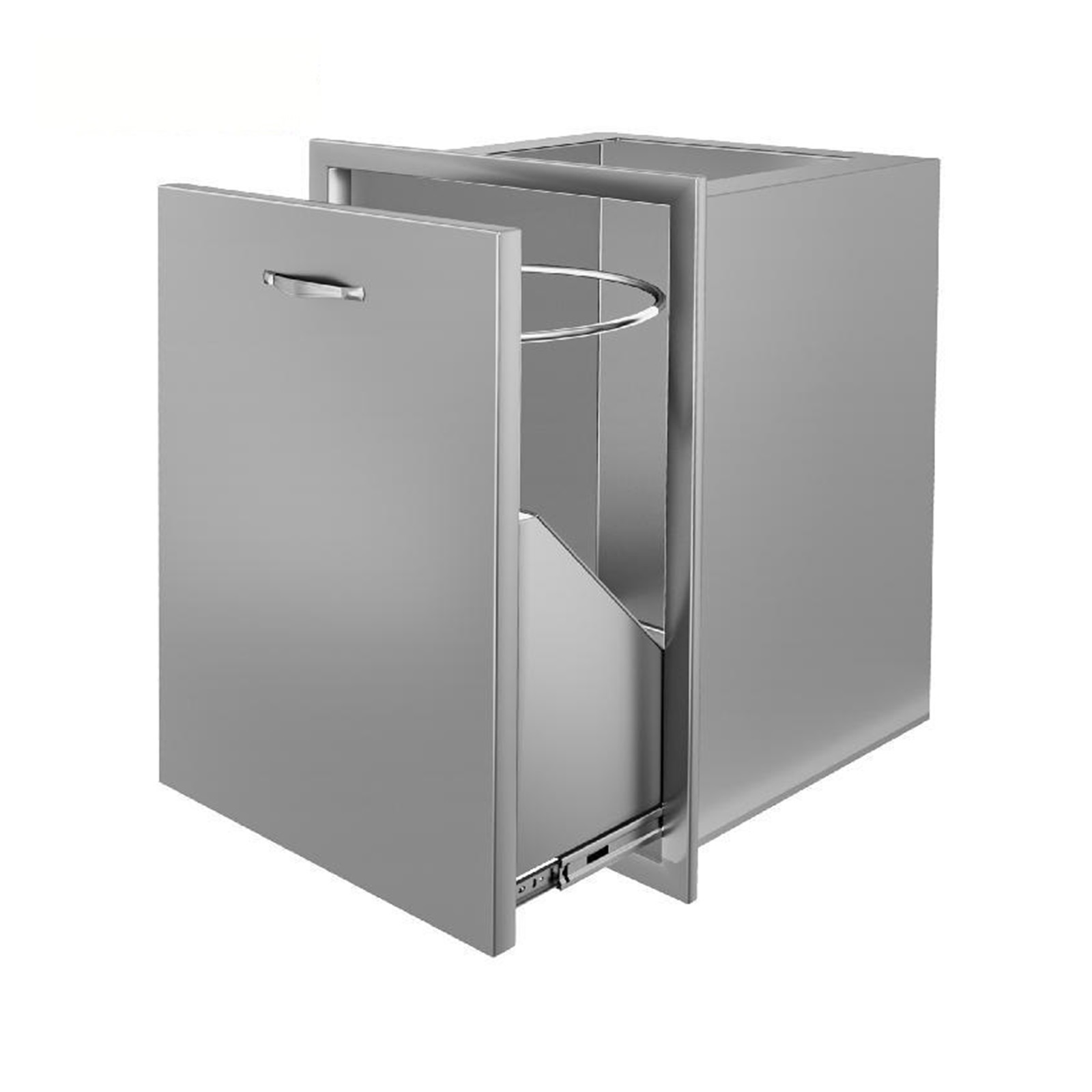 PullOut Trash Drawer Propane Tank Drawer Stainless Steel BuiltIn
