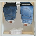 thumbnail image 1 of Pull Out Trousers Rack 22 Arms Sliding Pants Hanger Bar for Closet Organizer, 1 of 23