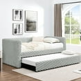 thumbnail image 1 of Pull - Out Twin Size Daybed in Plaid - Multi - functional for Home Use, 1 of 2