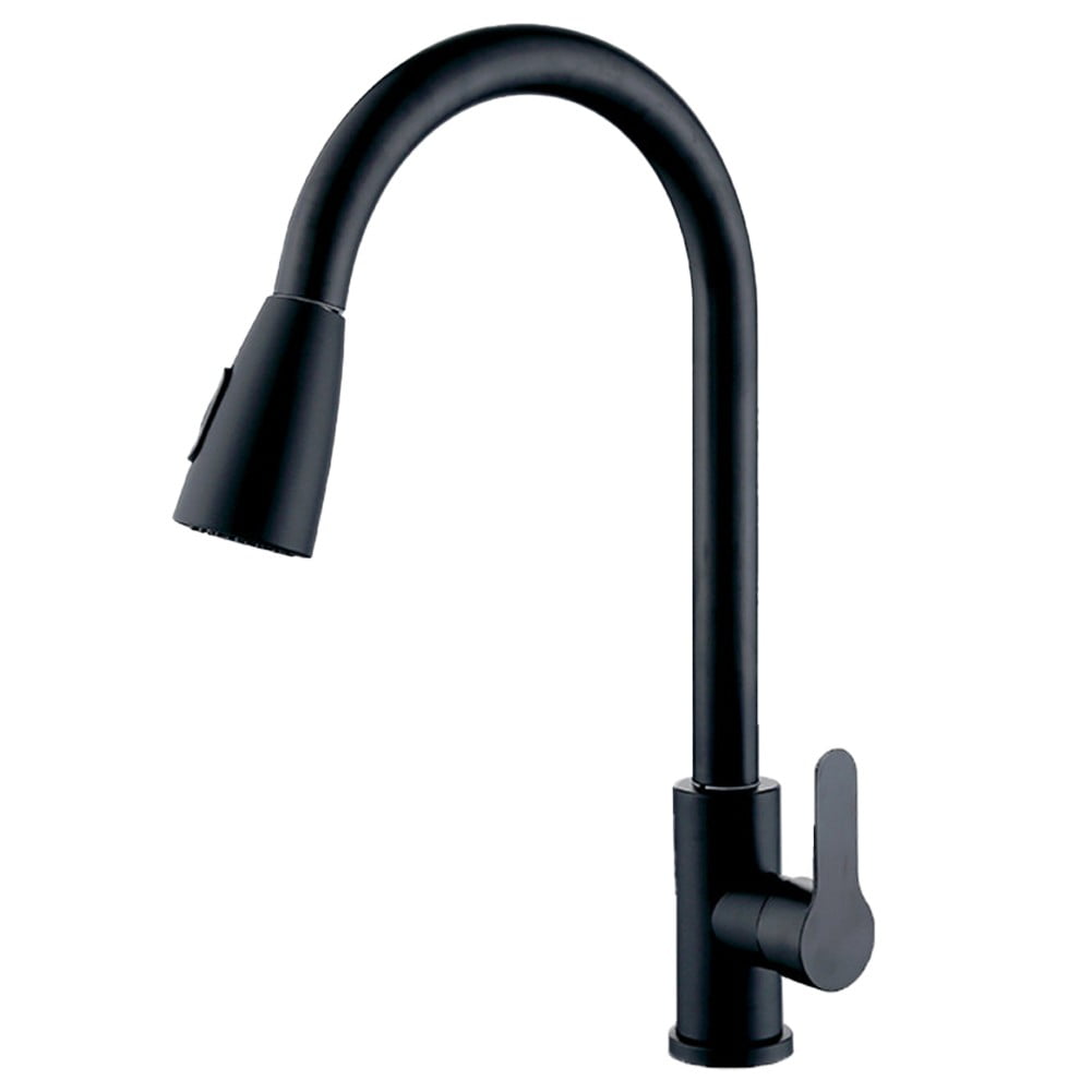 PullOut Water Tap Faucet 2 Sprayer Modes 360° Rotation Hot and Cold