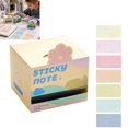 thumbnail image 1 of Pull Out Pearlescent Sparkle Sticky Notes Transparent Glittery Post It Notes 105 Sheets Soft Paper Memo Pads For Home Study Office Use Back To School School Supplies Bulk,Beige, 1 of 7