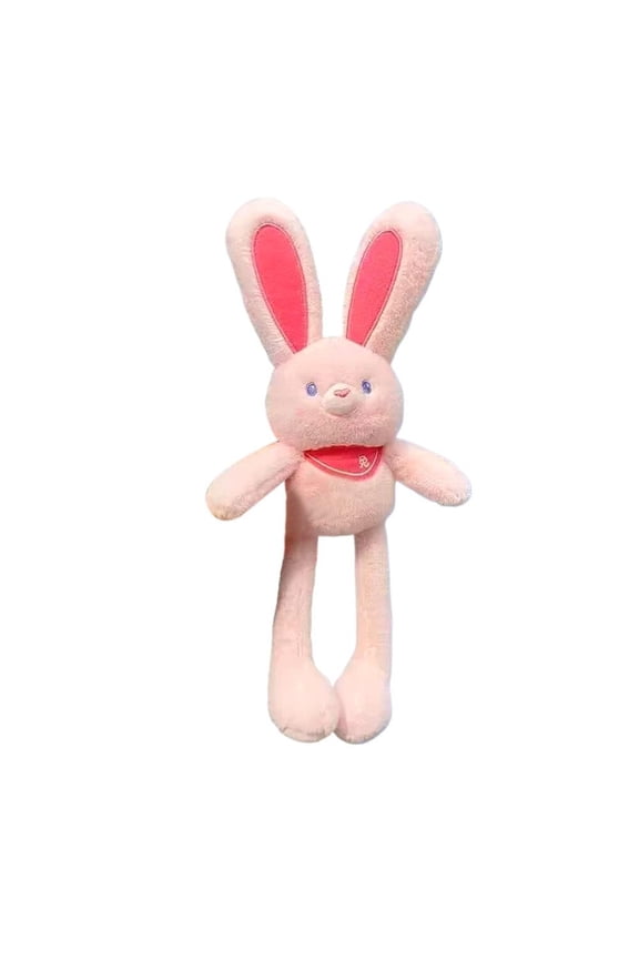 Pull up Rabbit Plush Toys,Easter Bunny Pulls-up Toys,Interactive Stretchy Design, Switchable Ears & Legs,Pull-Out Funny Rabbit Plush Keychain,Pull up Rabbits Pendant for Birthdays & Easter