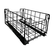 Pull Out Under Sink Storage Rack, Multi-functional Bathroom Shelf, Stainless Steel Spice Organizer with Hooks, Space-saving Kitchen Solution for Clutter-free Countertops.