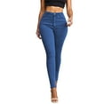 thumbnail image 1 of Pull On Skinny Jeans For Women Stretchy High Waisted Demin Jegging Retro Tapered Leggings With Pocket Jean Jean Women Pants Straight Jean Women Jean Pants Women High Waist Womens Pants Relaxed Fit, 1 of 5