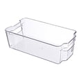 thumbnail image 1 of Pull Out Stackable Refrigerator Drawer Organizer - Clear Plastic Fridge Storage Bins for Fruits, Vegetables, Meat - Space Saving, Durable PET Material with Handle - 2 Pack, 1 of 3