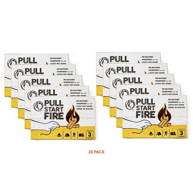 Pull Start Fire Matchfree Pull String Firestarter, multipacks