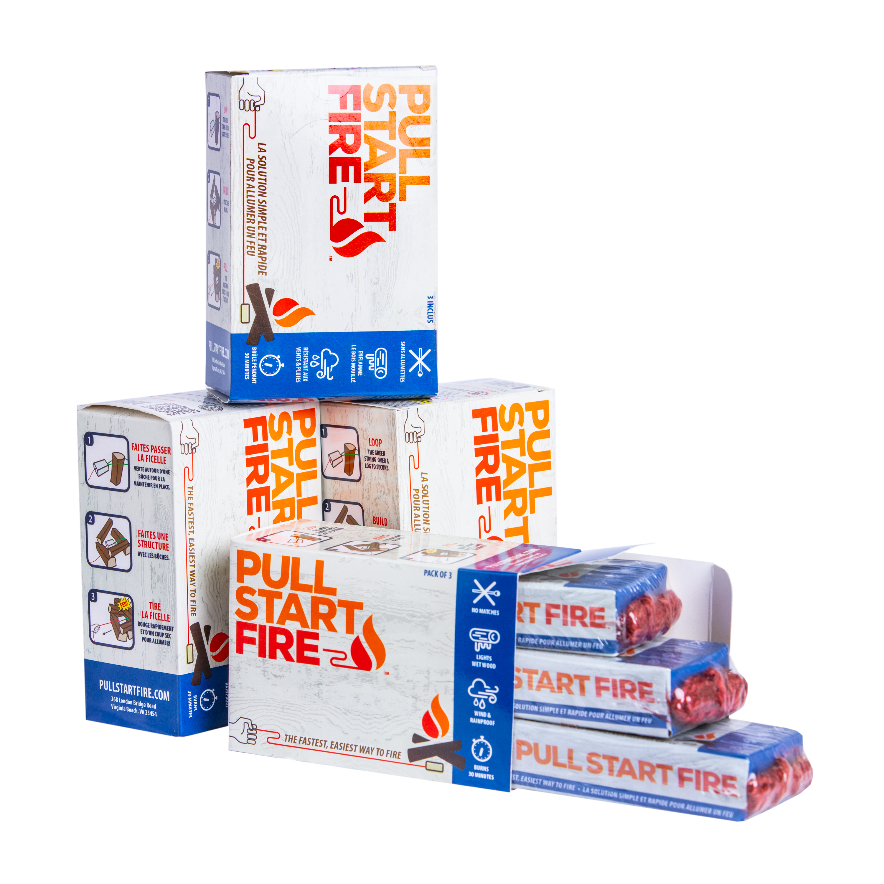 Pull Start Fire Pull String Fire Starter Kit Fire Starters for Camp